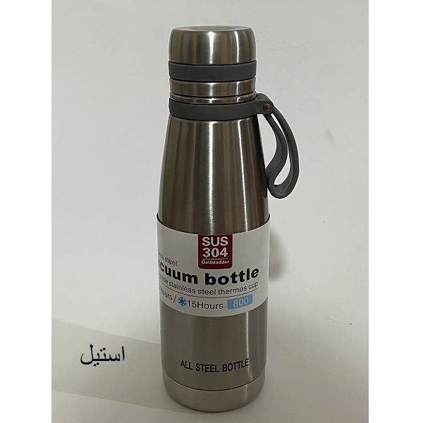 فلاسک مدل Steel bottle گنجایش 0.8 لیتر