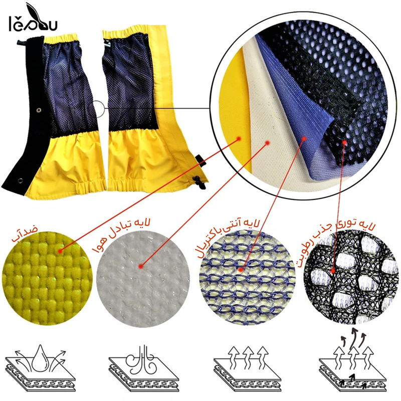 گتر کوهنوردی لیپو مدل GORE-TEX سایز M