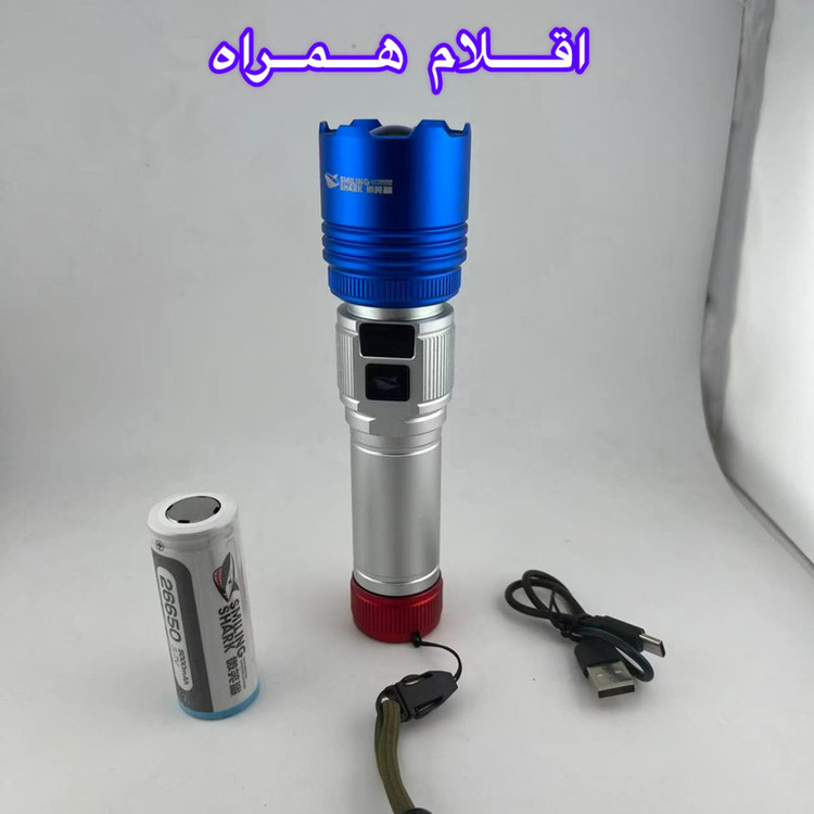 چراغ قوه دستی اسمایلینگ شارک مدل SD-7173 با نور مهتابی