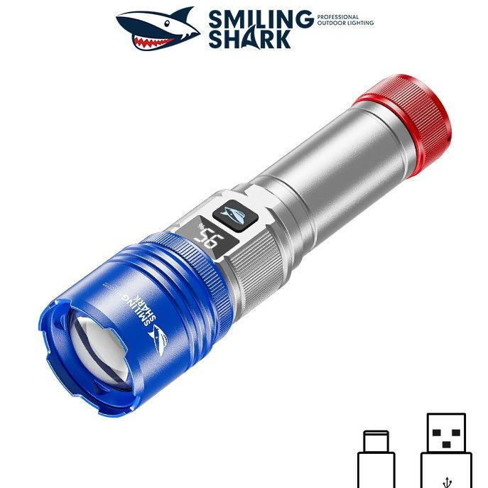 چراغ قوه دستی اسمایلینگ شارک مدل SD-7173 با نور مهتابی