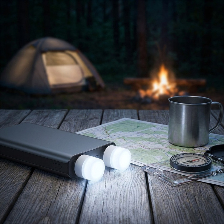 چراغ قوه مدل USB LED LIGHT بسته دوعددی