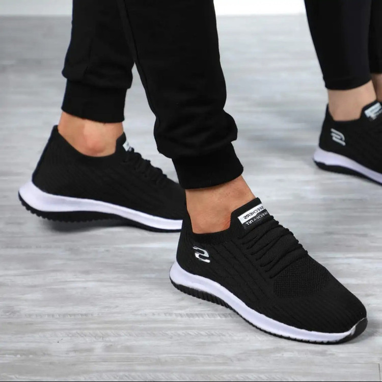 کفش راحتی مردانه مدل Knit-Blk