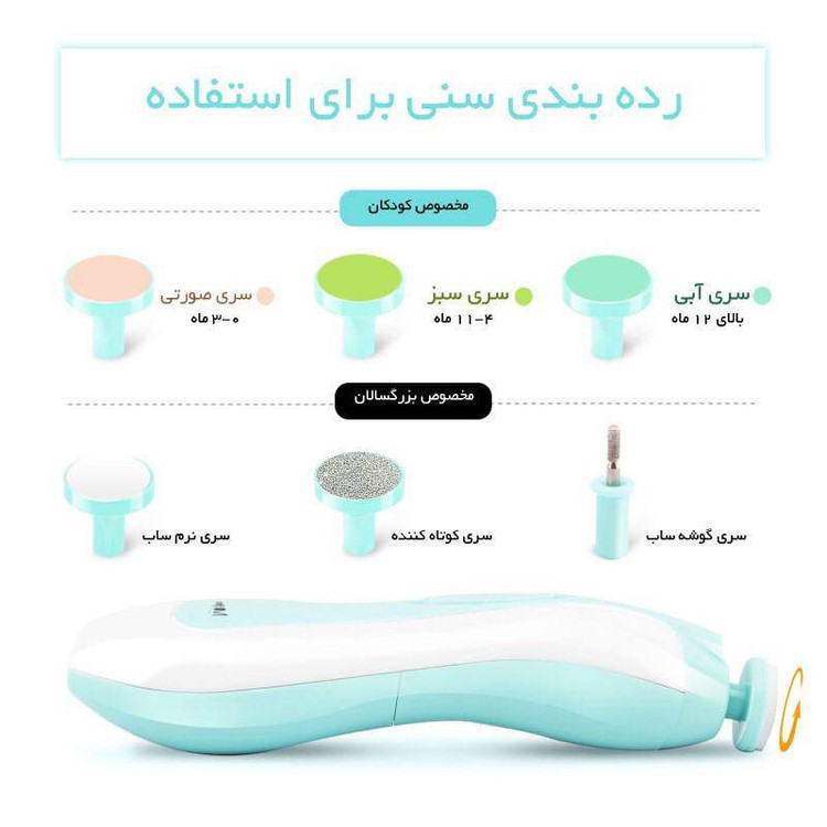 سوهان ناخن برقی مدل code 300