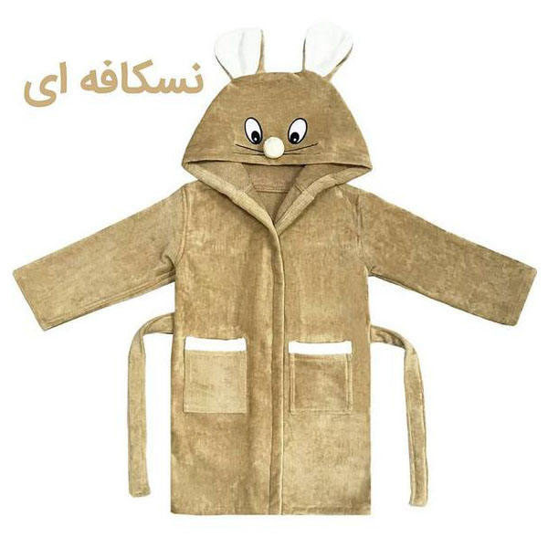 حوله پالتویی کودک پودایران مدل موش سایز 90