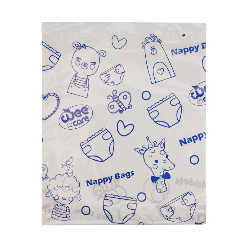 کیسه بهداشتی پوشک وی کر مدل Nappy Bagsجعبه 3 بسته 24 عددی