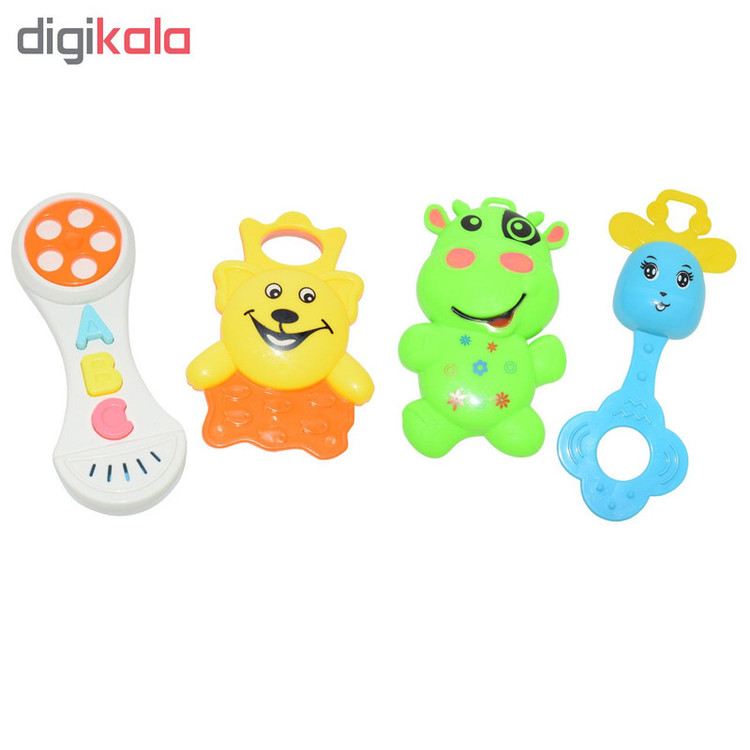 جغجغه مدل Baby Teethers مجموعه 4 عددی