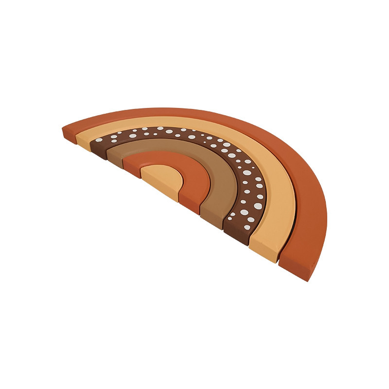 استند رومیزی کودک طرح رنگین کمان مدل MKT01-MDF6-C