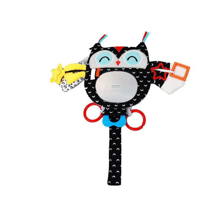 آویز تخت کودک مدل آینه دار طرح جغد happy monkey