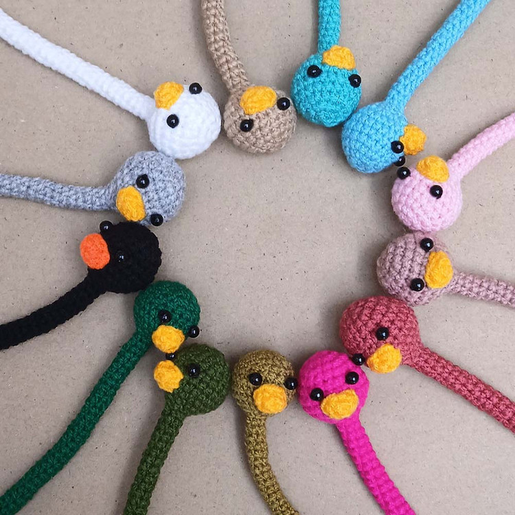 عروسک بافتنی طرح غاز کد DK1600