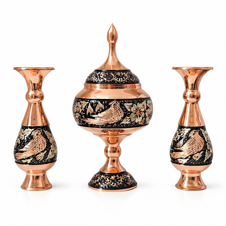 ست هدیه مدل الماس تراش نقره کوب کد S1623JR