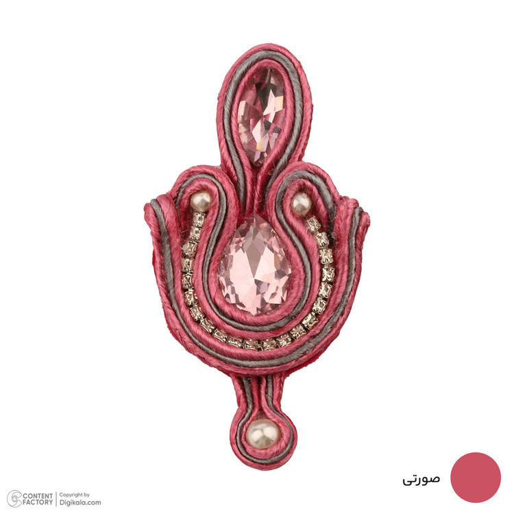 گل سینه دست ساز زنانه بومی مدل 06
