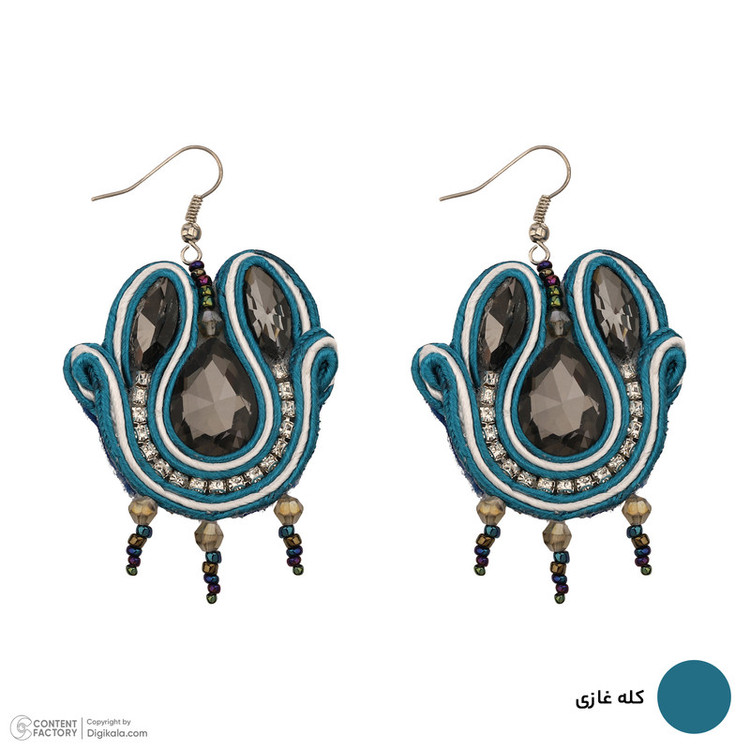 گوشواره دست دوز زنانه بومی مدل 02